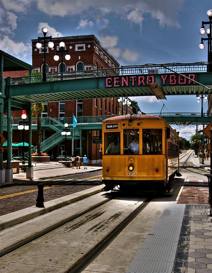 Centro Ybor Stop Photograph by Kandy Hurley