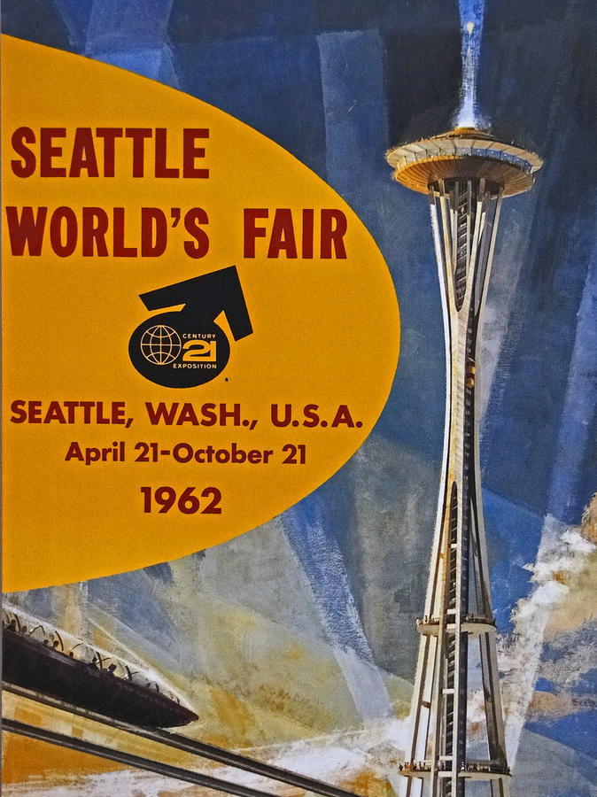 Seattle Photograph - Century 21 Exposition Poster by Glenn McGloughlin