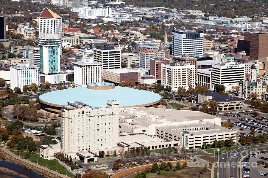 Century II Convention Hall and downtown Wichita Photograph by Bill Cobb ...