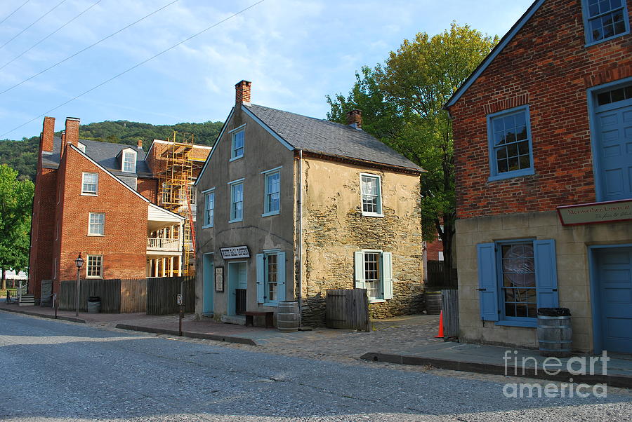 Century Olde Buildings In Harpers Ferry Photograph by Bob Sample - Fine ...