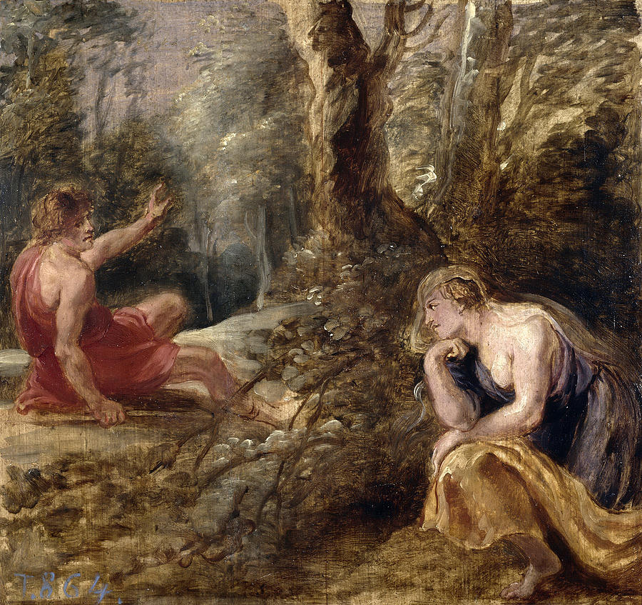 Cephalus and Procris Painting by Peter Paul Rubens