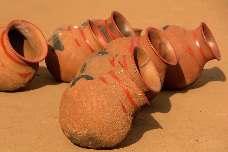 Ceramic Pots Photograph by Mauro Fermariello/science Photo Library