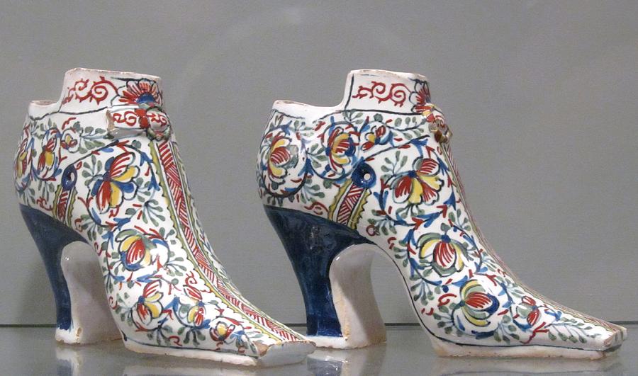 ceramic shoe in Museum Photograph by Alfred Ng