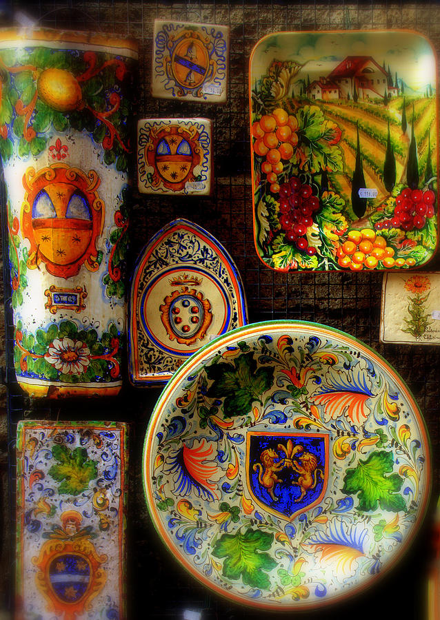 Ceramics of Tuscany Photograph by Caroline Stella