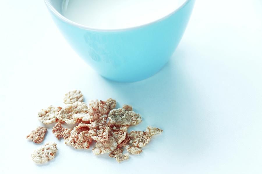 Cereal And Milk Photograph by Mauro Fermariello