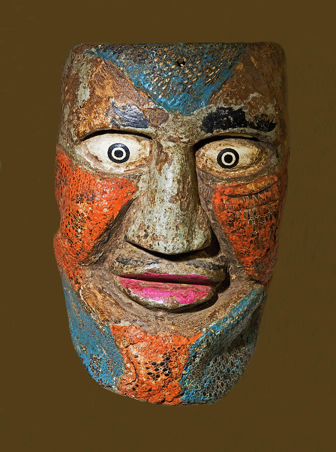 Ceremonial Mask, Mexico Photograph by Millard H. Sharp