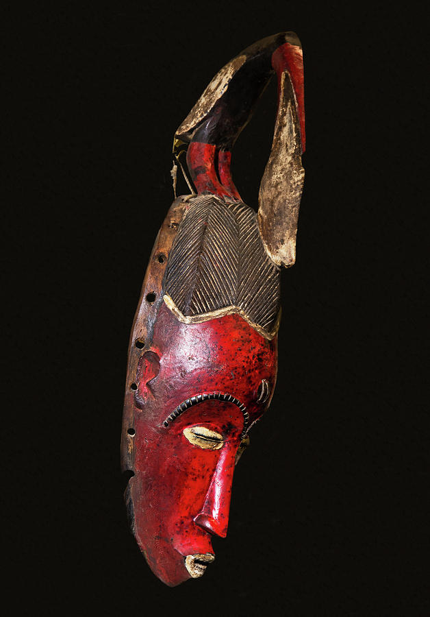 Ceremonial Mask, Senufo Culture, Ivory Photograph by Millard H. Sharp