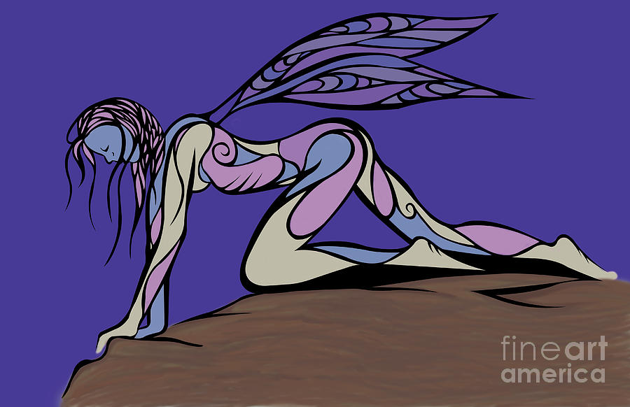 Curious Fairy Digital Art by JamieLynn Warber