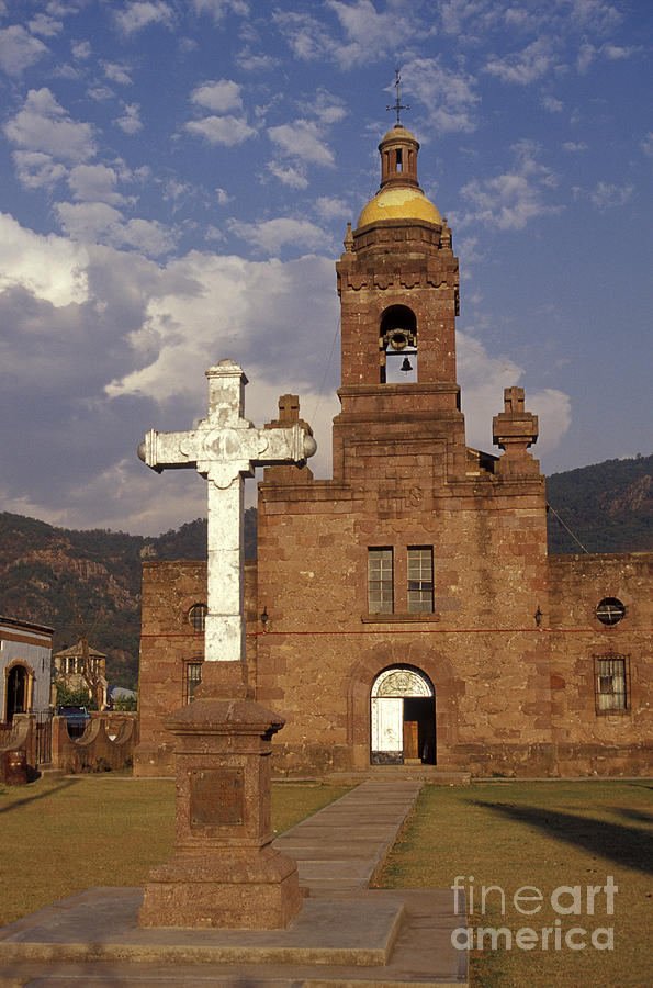 Cerocahui Church Copper Canyon Mexico Photograph by John  Mitchell