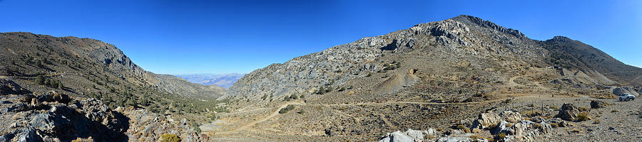 Mountain Photograph - Cerro Gordo Pass Panorama November 17 2014 by Brian Lockett