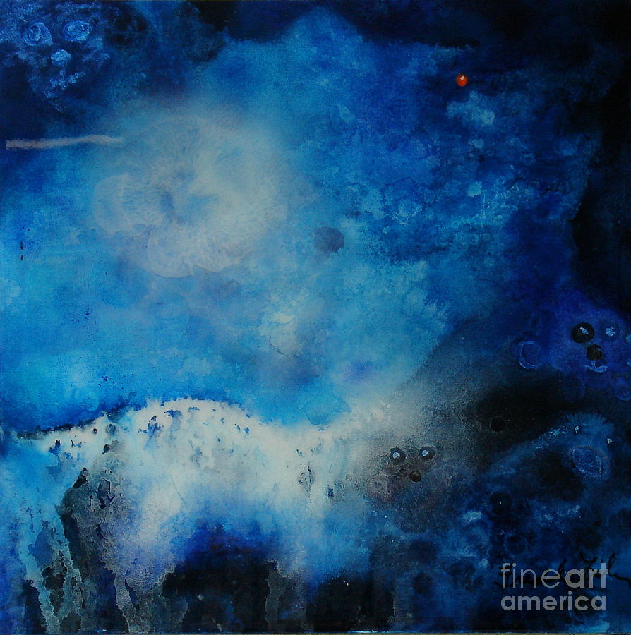 Blue Painting - Cerulean Spirit #3 by Freddie Lieberman