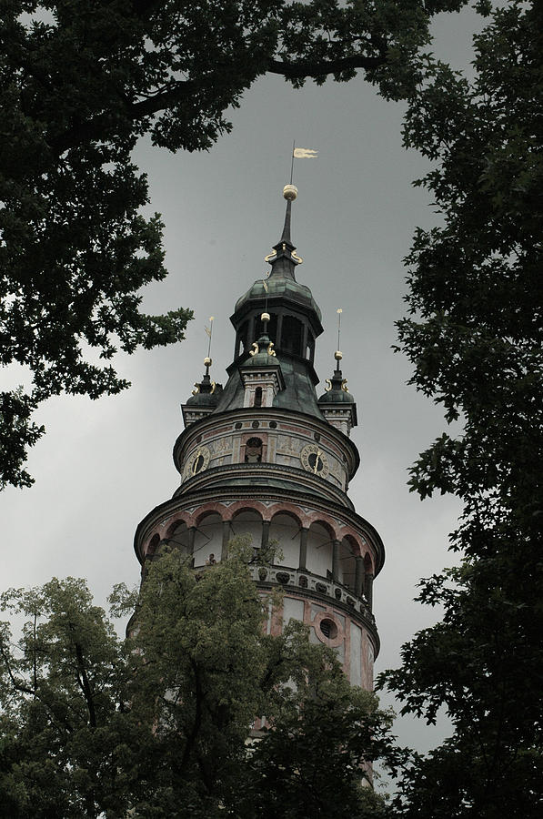 Ceske Krumlov Tower Photograph by Michael Kirk