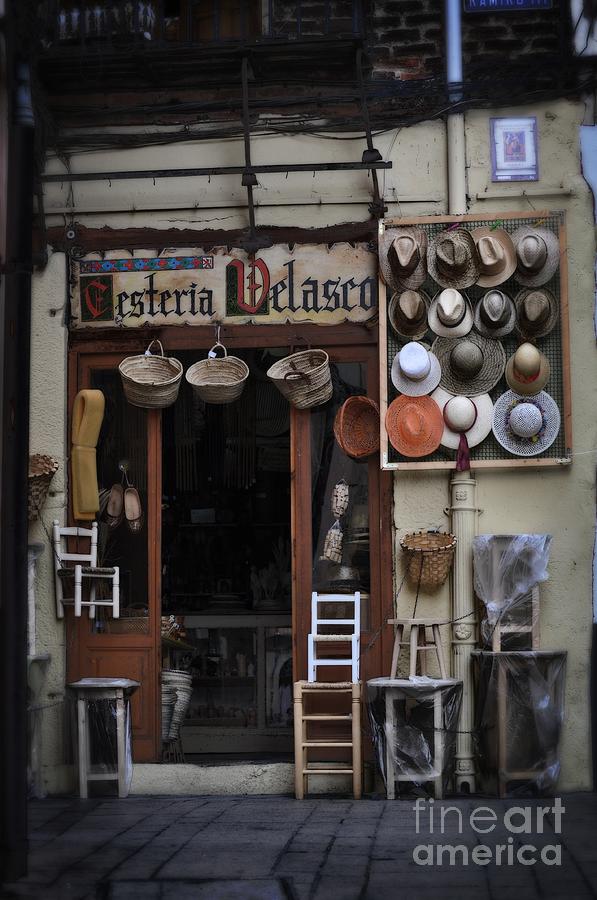 Cesteria Velasco - The Basket Shop Photograph by Mary Machare