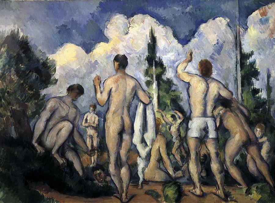 Cezanne, Paul 1839-1906. Bathers. 1890 Photograph by Everett
