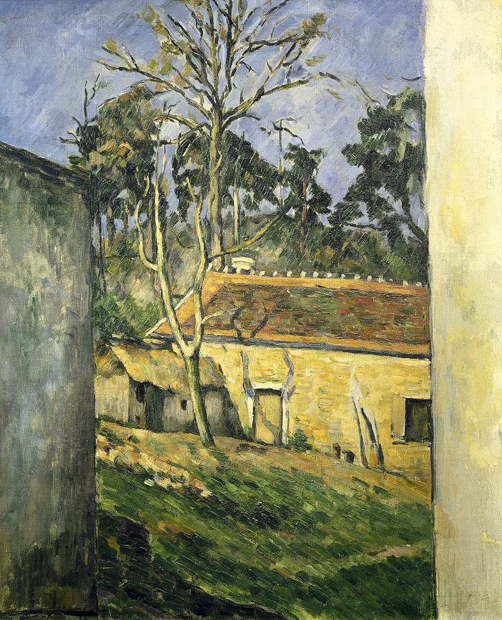 Vertical Photograph - Cezanne, Paul 1839-1906. Farmyard by Everett