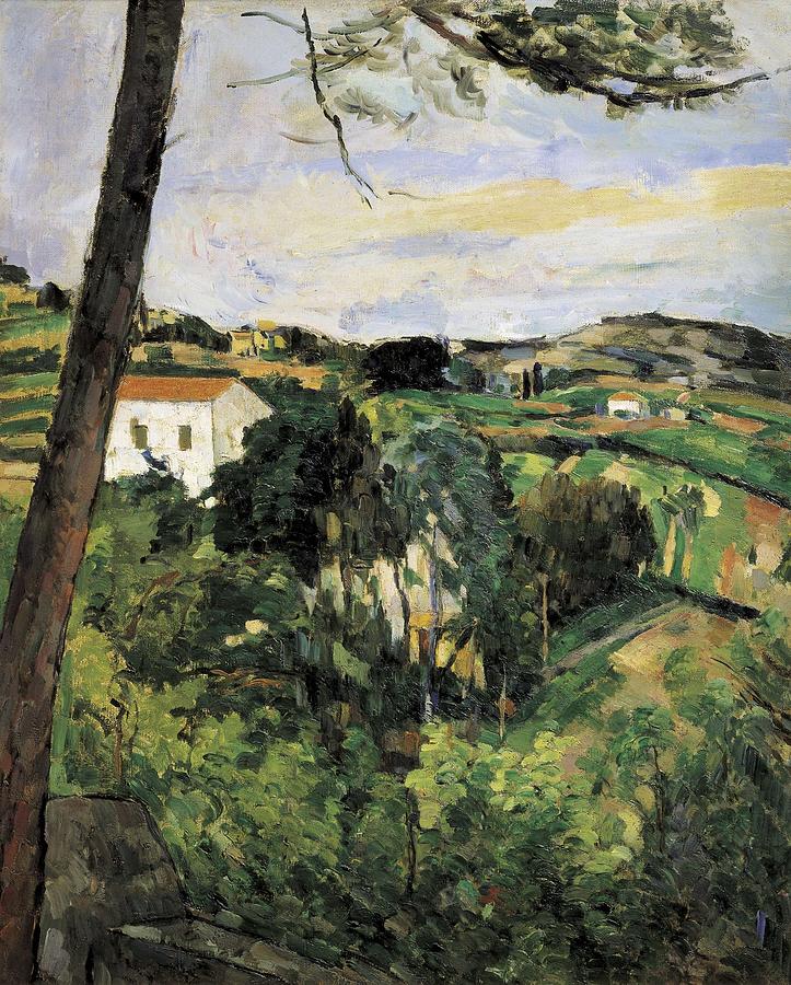 Cezanne, Paul 1839-1906. Pine-tree Photograph by Everett