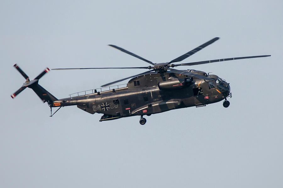 Ch-53ga Helicopter Of The German Air Photograph by Timm Ziegenthaler ...