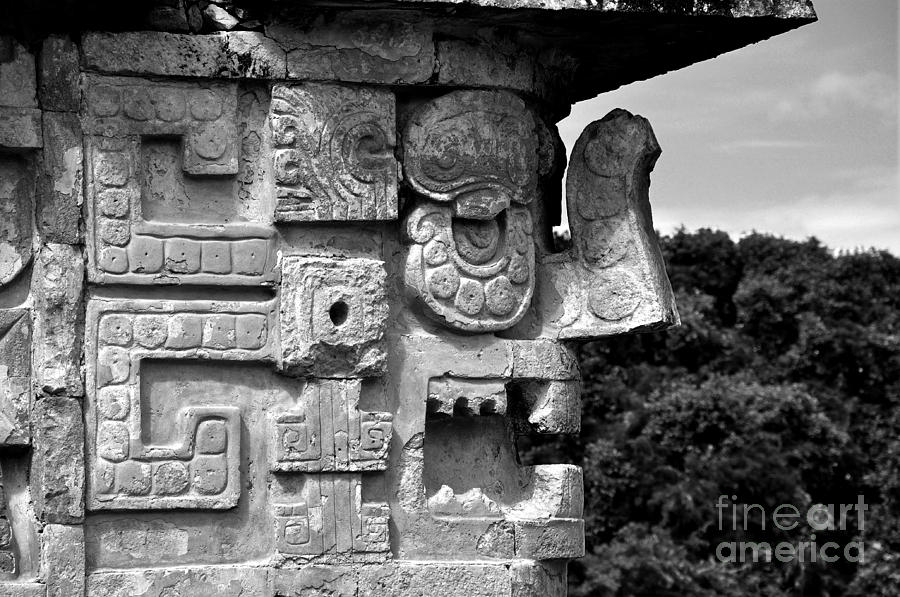 Black And White Photograph - Chaac - Dios de la Lluvia by Kristine Celorio Black And White Photograph - Chaac - Dios de la Lluvia by Kristine Celorio