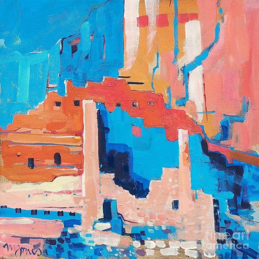 Chaco Canyon Painting by Micheal Jones Fine Art America