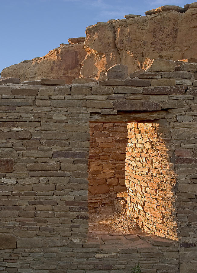Chaco canyon window Photograph by Steven Ralser