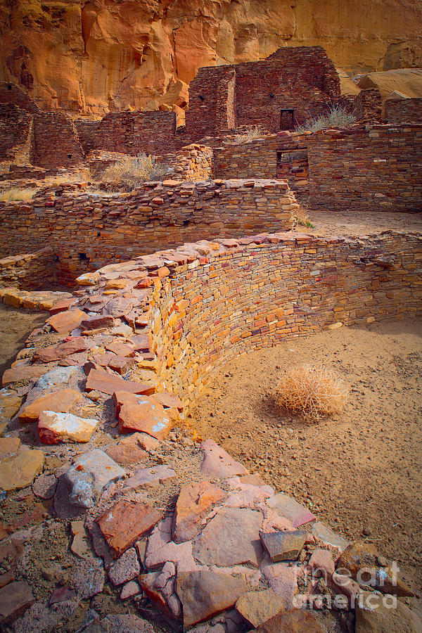 Architecture Photograph - Chaco Ruins #1 by Inge Johnsson