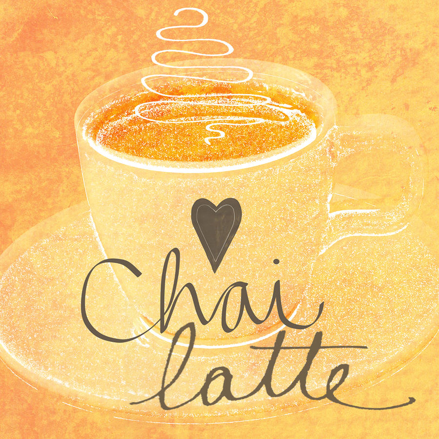 Chai Latte Love Painting by Linda Woods