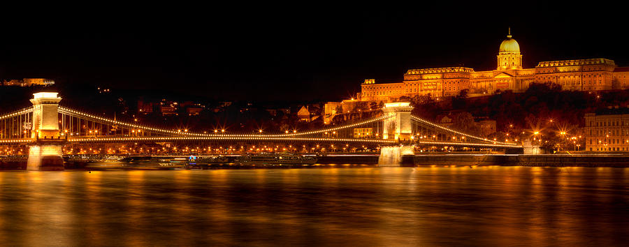Chain Bridge- Budapest Photograph by John Galbo