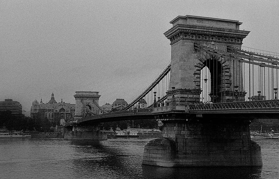Chain Bridge Budapest Unframed Photograph by Weston Westmoreland