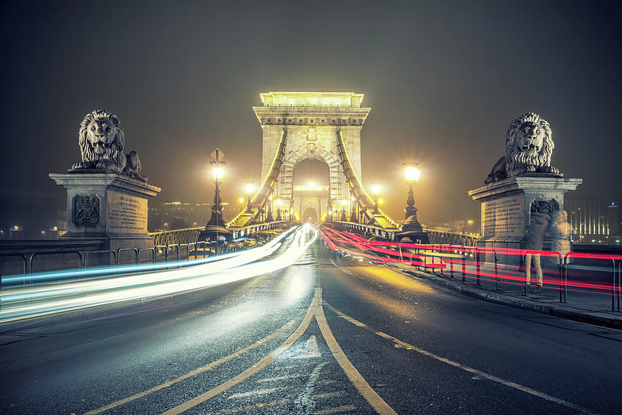 Chain Bridge Budapest Photograph by Zsolt Hlinka