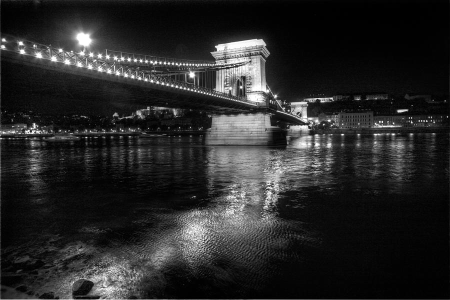 Chain Bridge Danube River Photograph by John Magyar Photography