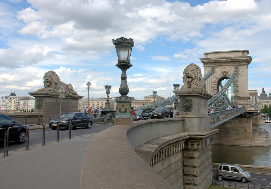 Chain Bridge in Budapest  Photograph by Caroline Stella