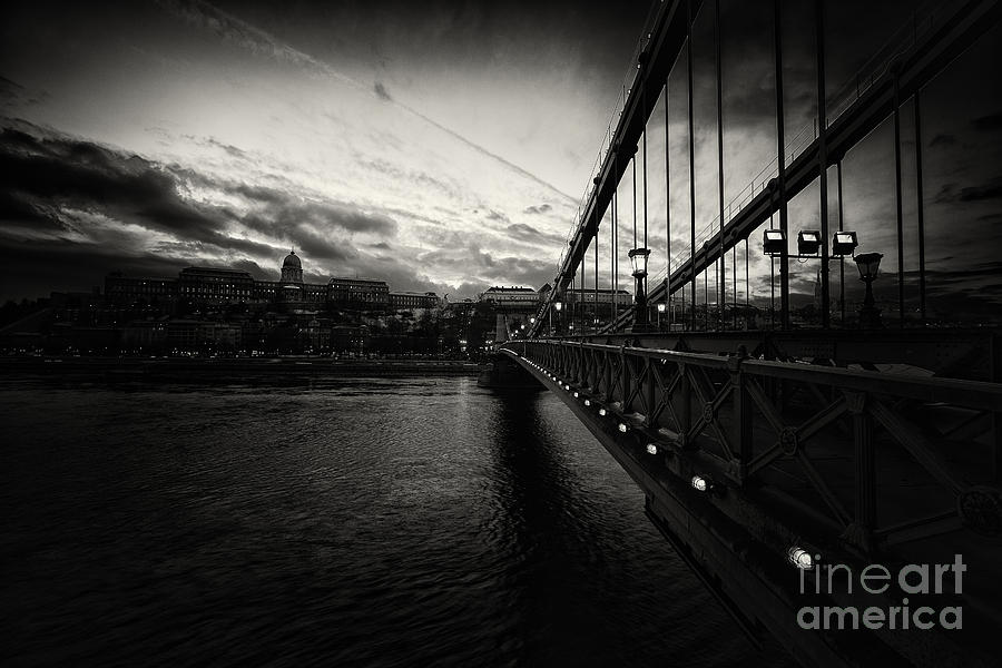 Architecture Photograph - chain Bridge by Mohamed Rahmo