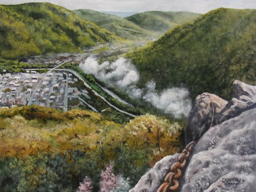 Landscape Painting - Chain rock by Michael Dillon
