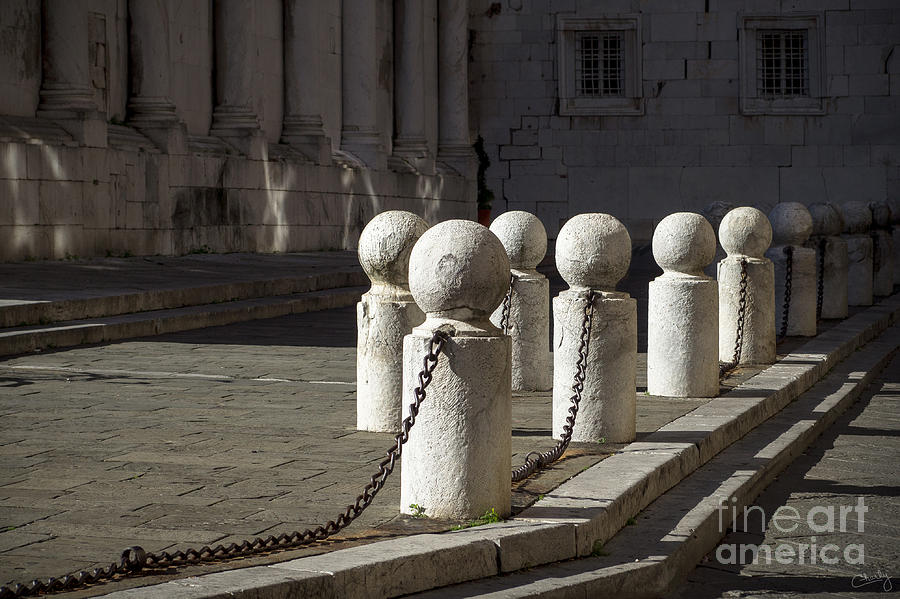 Architecture Photograph - Chained Together by Prints of Italy