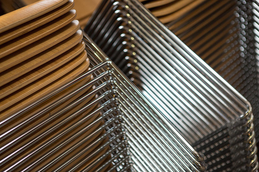 Chair Abstract Photograph by Rebecca Cozart