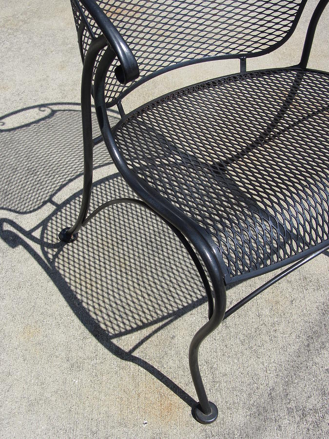 Chair and Shadow 3 Photograph by Anita Burgermeister