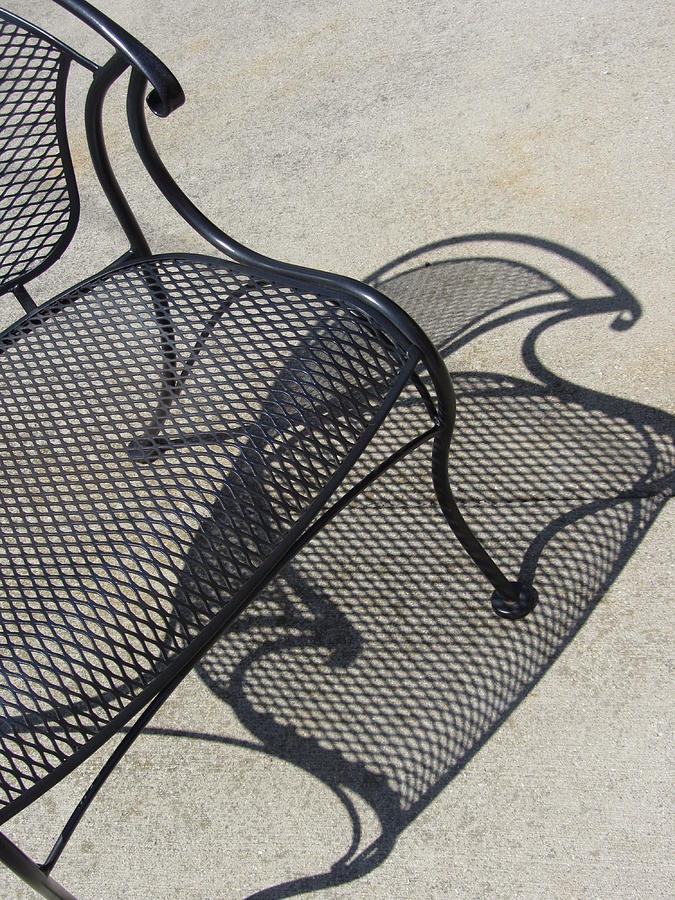 Chair and Shadow 4 Photograph by Anita Burgermeister