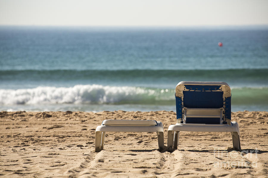 Beach Photograph - Chair on beach by Sheila Smart Fine Art Photography