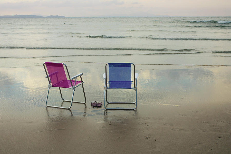 Chairs By The Sea -  Brazil Photograph by Dircinhasw
