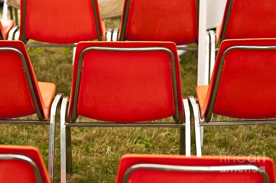 Chairs In A Row Photograph
