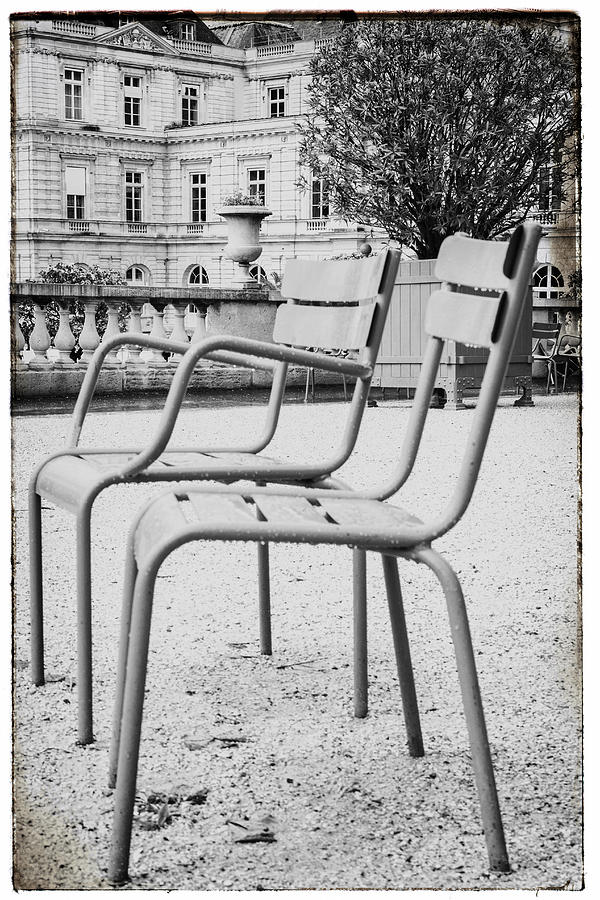 Chairs in the Garden Photograph by Georgia Clare