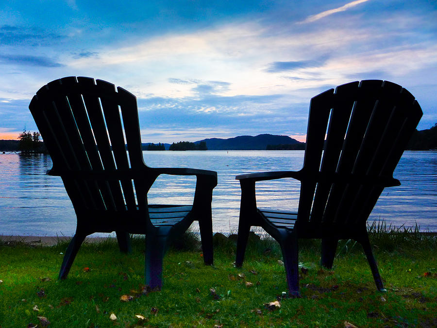 Chairs of Relaxation Photograph by Dave Hall