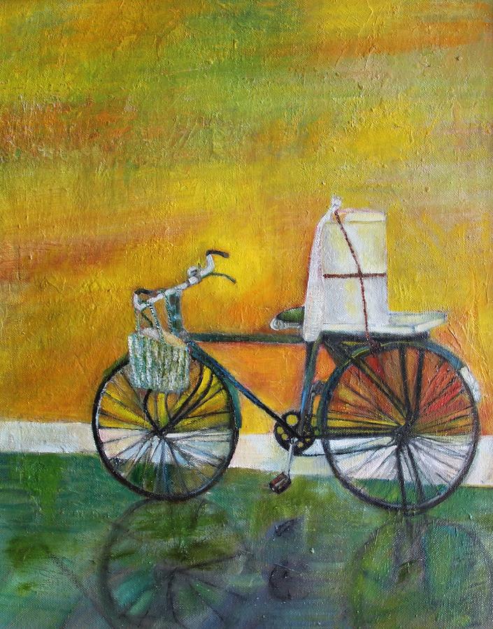 Chai Painting - Chaiwallah by Neena Alapatt Chai Painting - Chaiwallah by Neena Alapatt