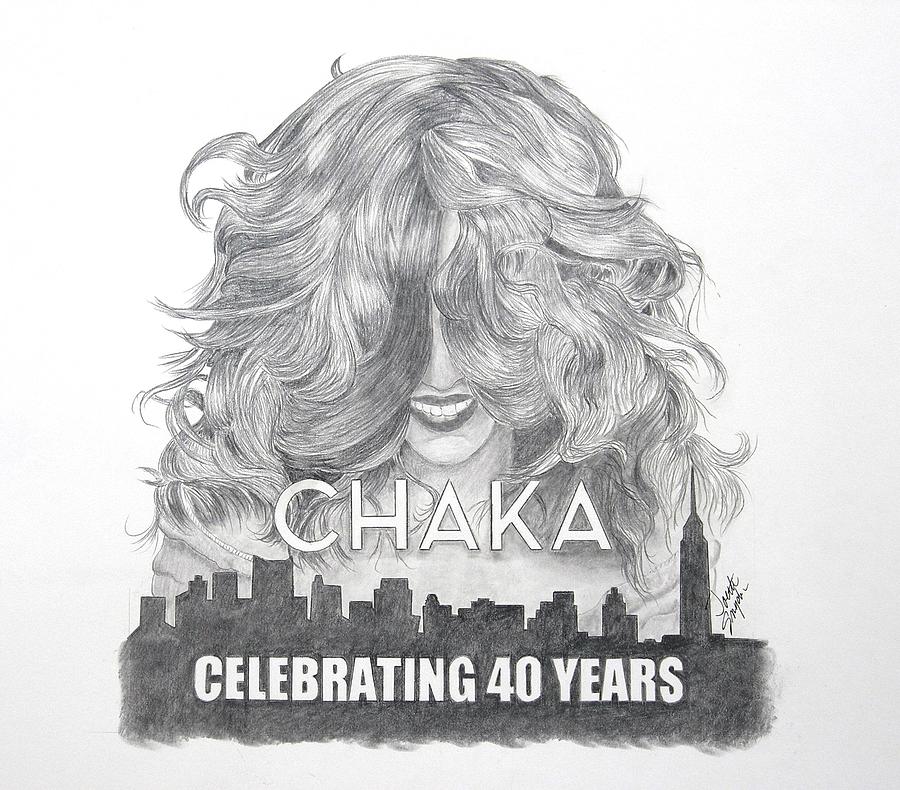 Chaka 40 Years Painting by Joette Snyder