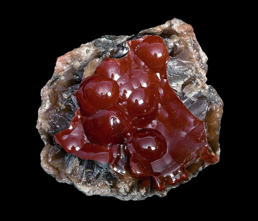 Carnelian Photograph - Chalcedony by Pascal Goetgheluck/science Photo Library
