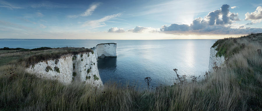 Chalk Cliffs And Sea Stacks Photograph by James Osmond
