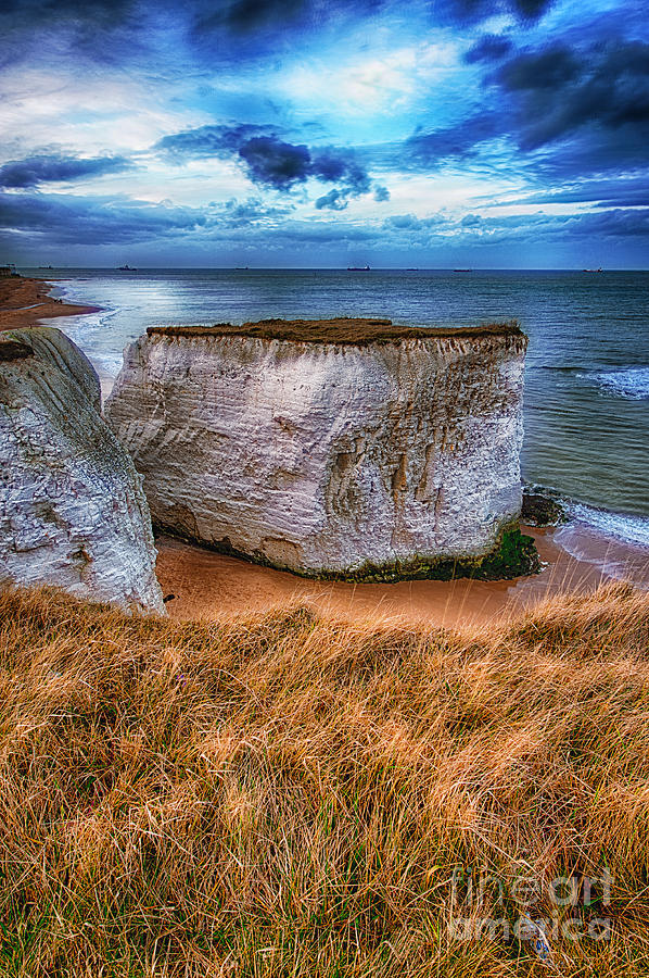 Chalk Cliffs near Broadstairs Kent UK Photograph by Jack Torcello