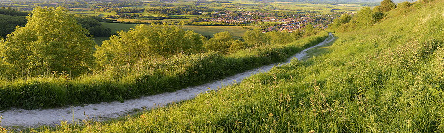 Chalk Path to Steyning Photograph by Hazy Apple