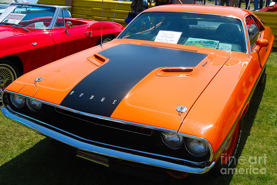 American Muscle Car Photograph - Challenger RT by Mark Spearman