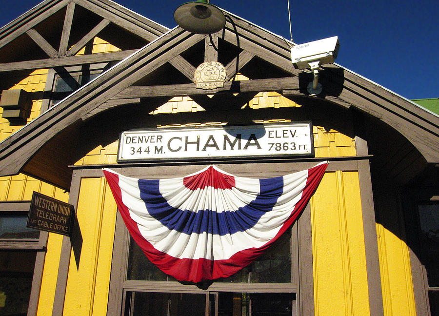 Chama Train Station Photograph by Kurt Van Wagner